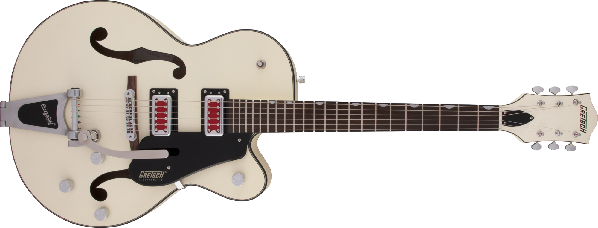 G5410T Electromatic "Rat Rod", Matte Vintage White, Hollow Body Single-Cut with Bigsby, RW FB