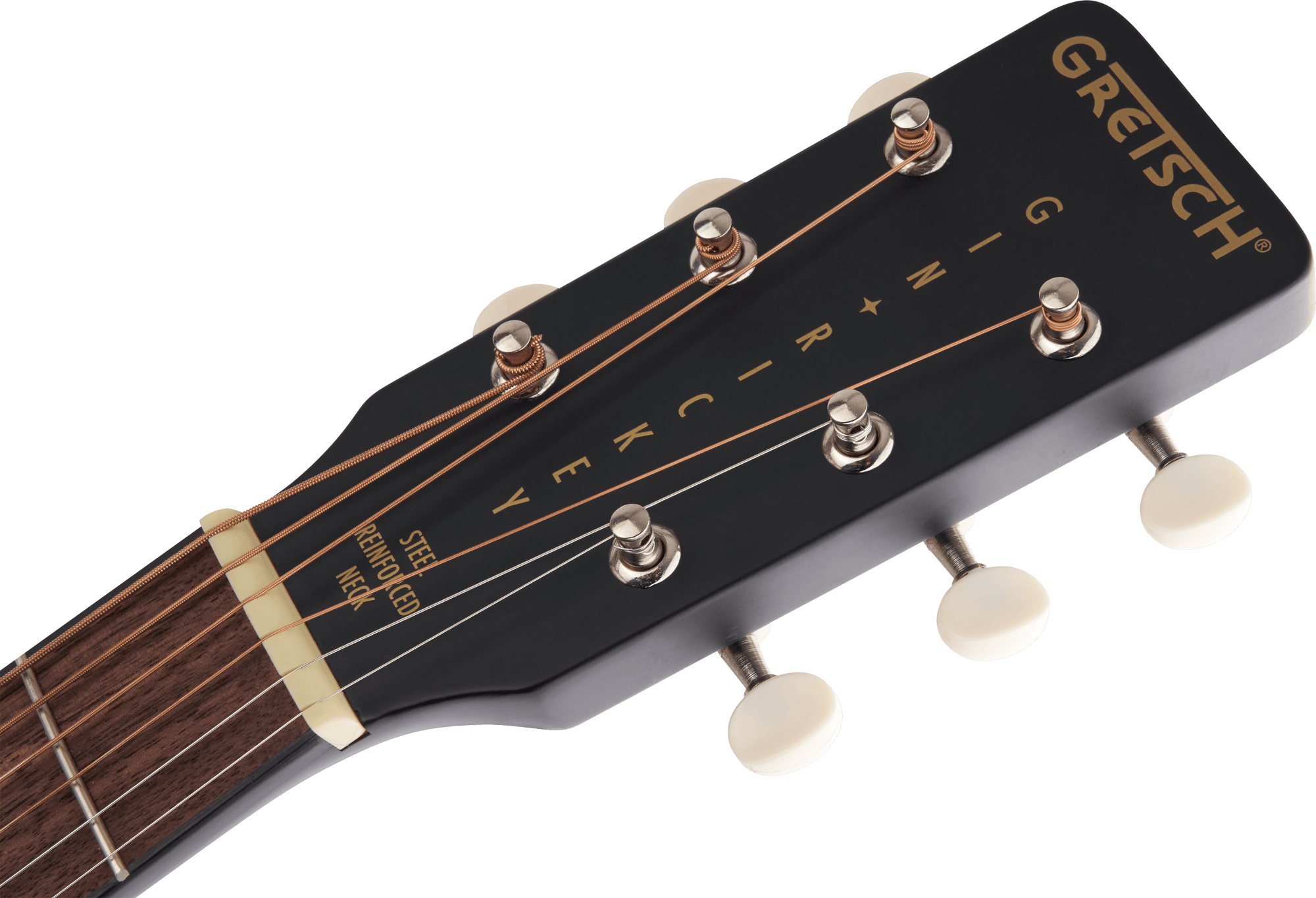 G9520E Gin Rickey, Smokestack Black A/E w/ Soundhole PU, Walnut FB