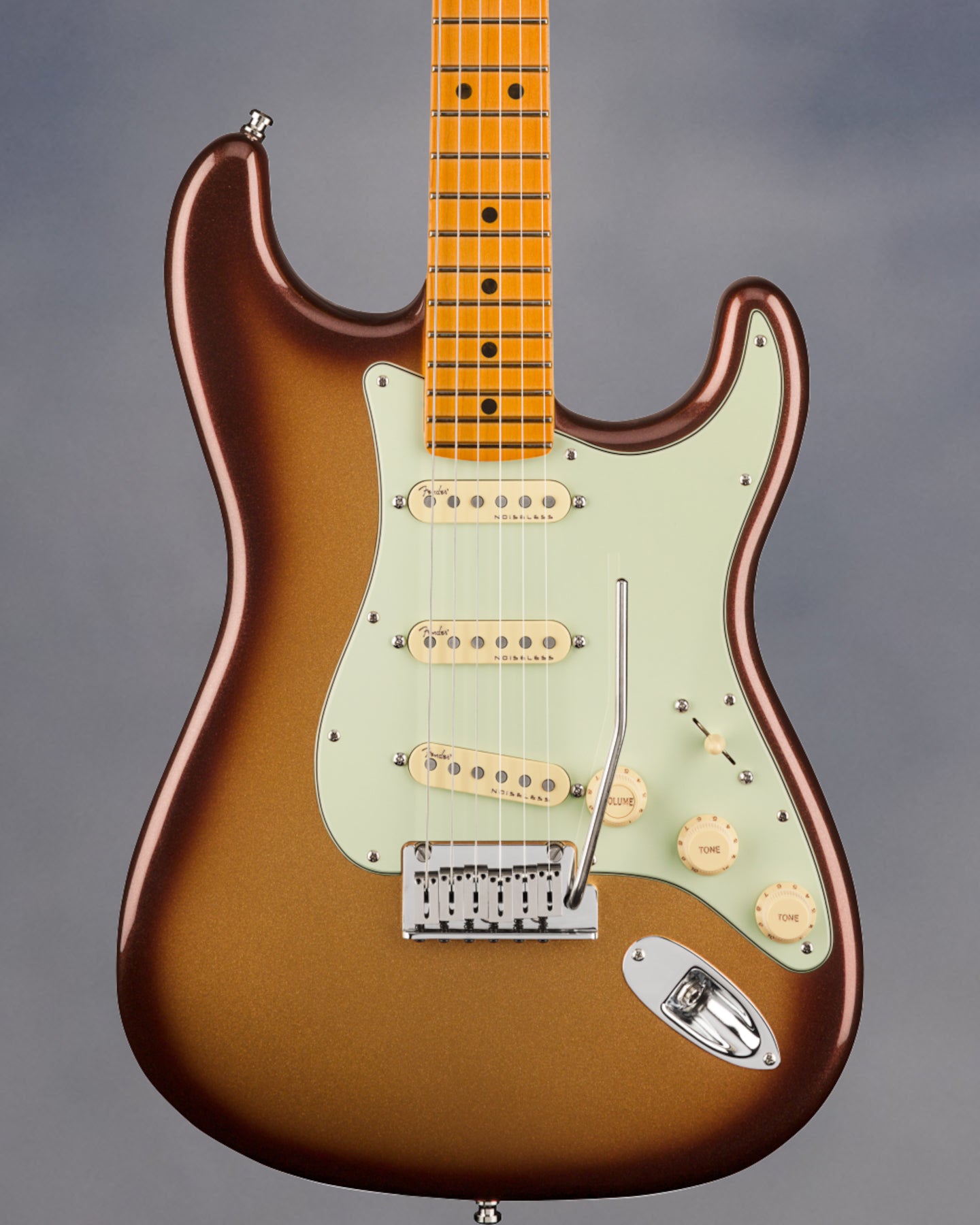 American Ultra Strat, Maple Neck, Mocha Burst