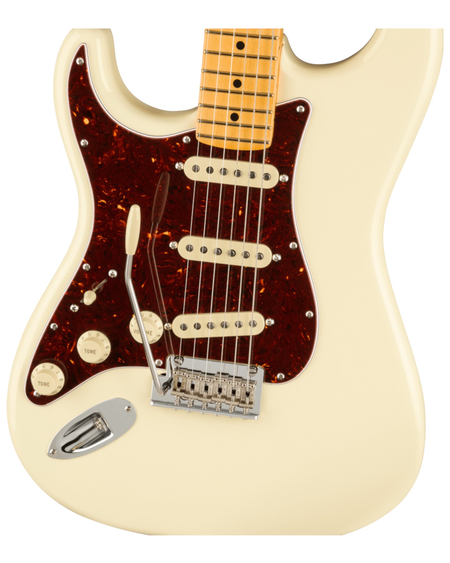 The American Professional II Stratocaster Left-Hand, Olympic White