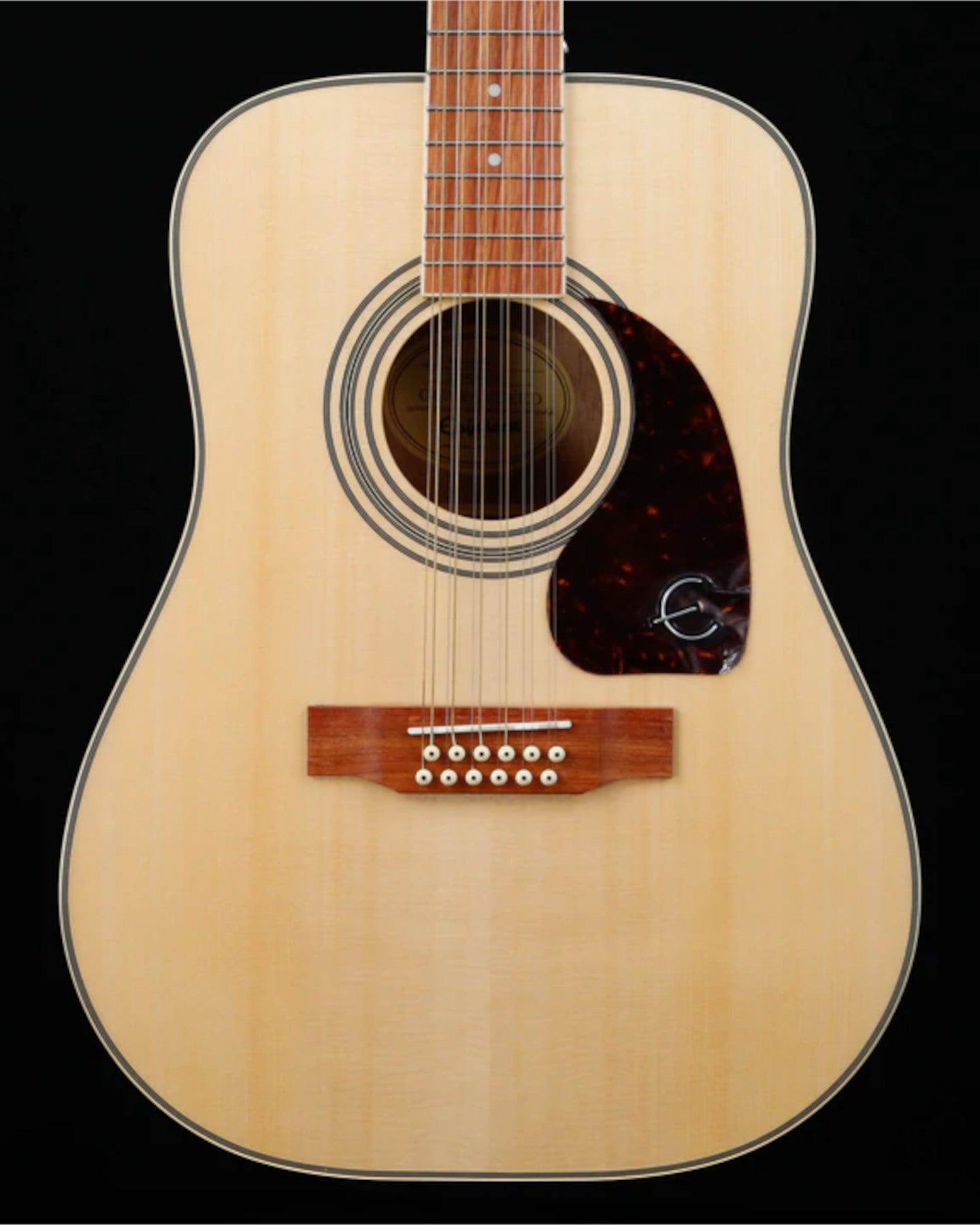 EA2TNACH1 DR-212 Acoustic Guitar w/ Chrome HW, Natural