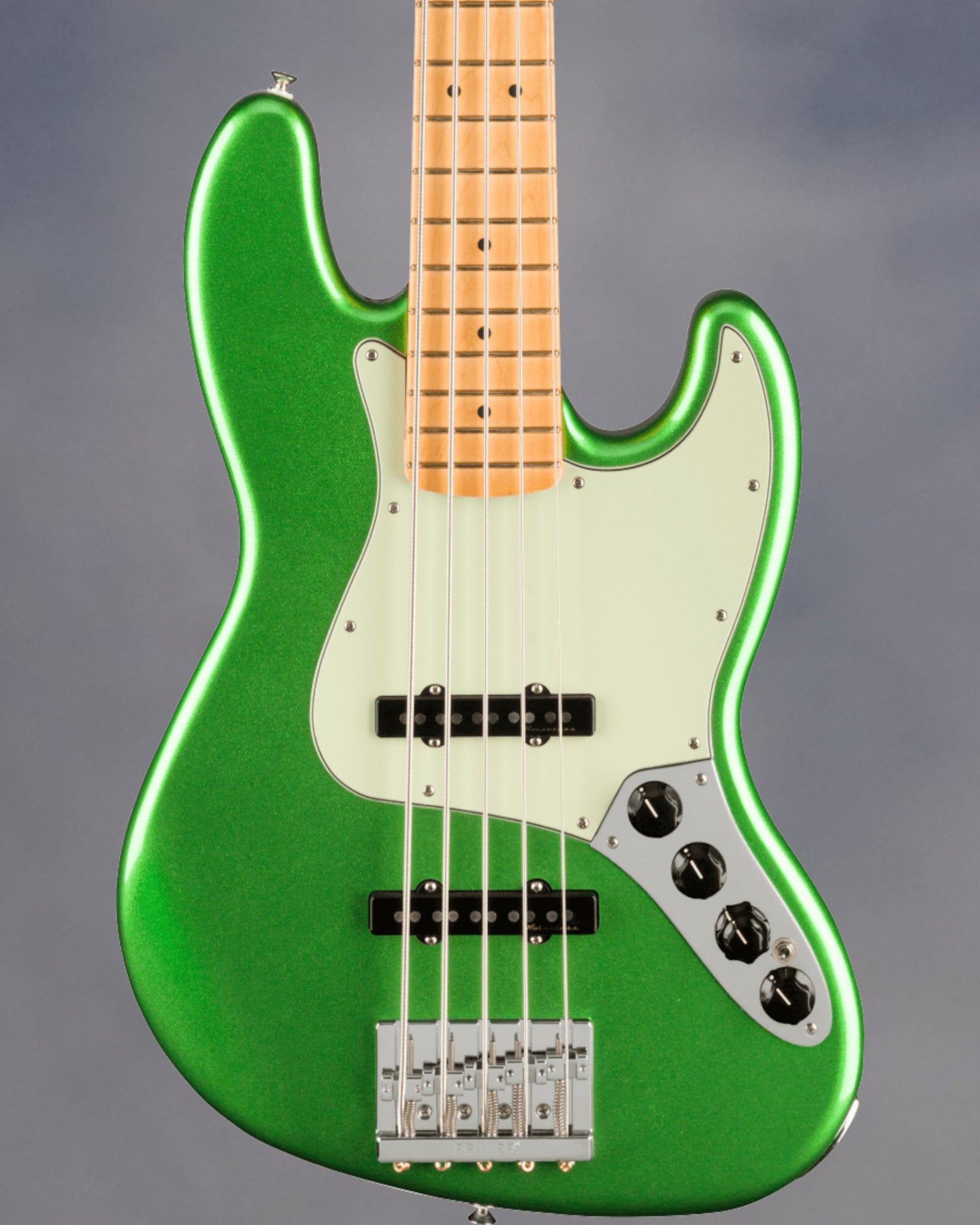 Player Plus Jazz Bass V, Maple Fingerboard, Cosmic Jade