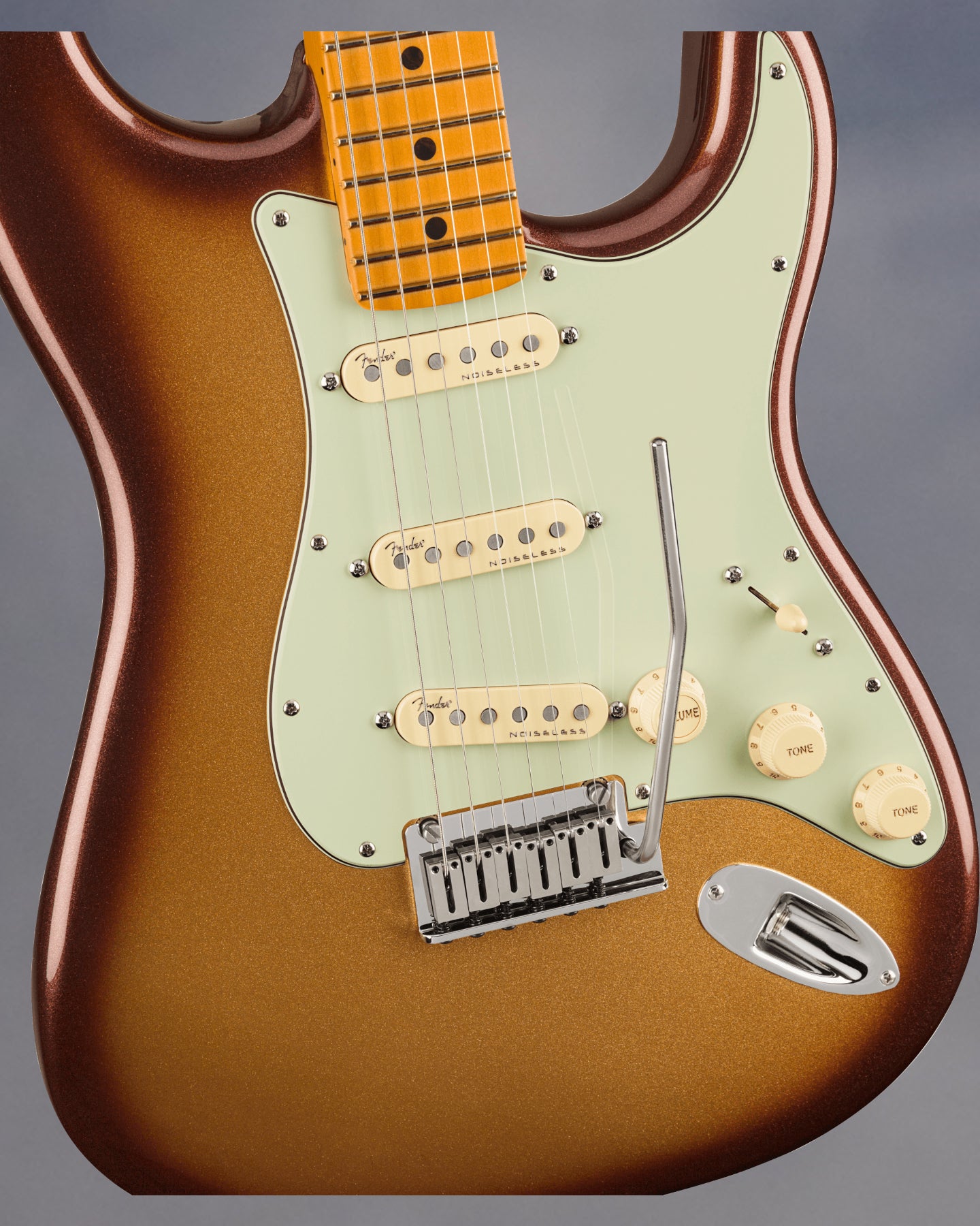 American Ultra Strat, Maple Neck, Mocha Burst