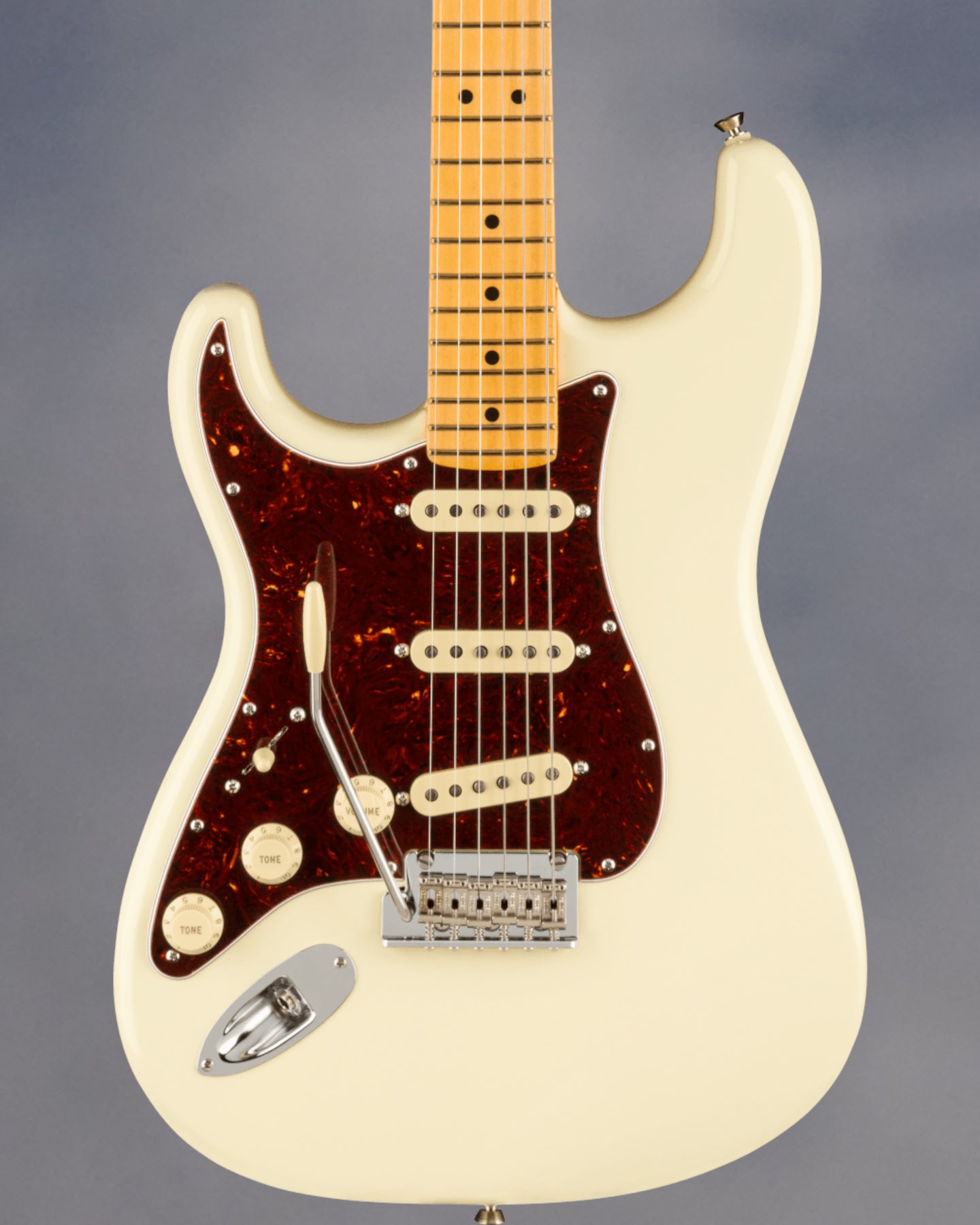 The American Professional II Stratocaster Left-Hand, Olympic White