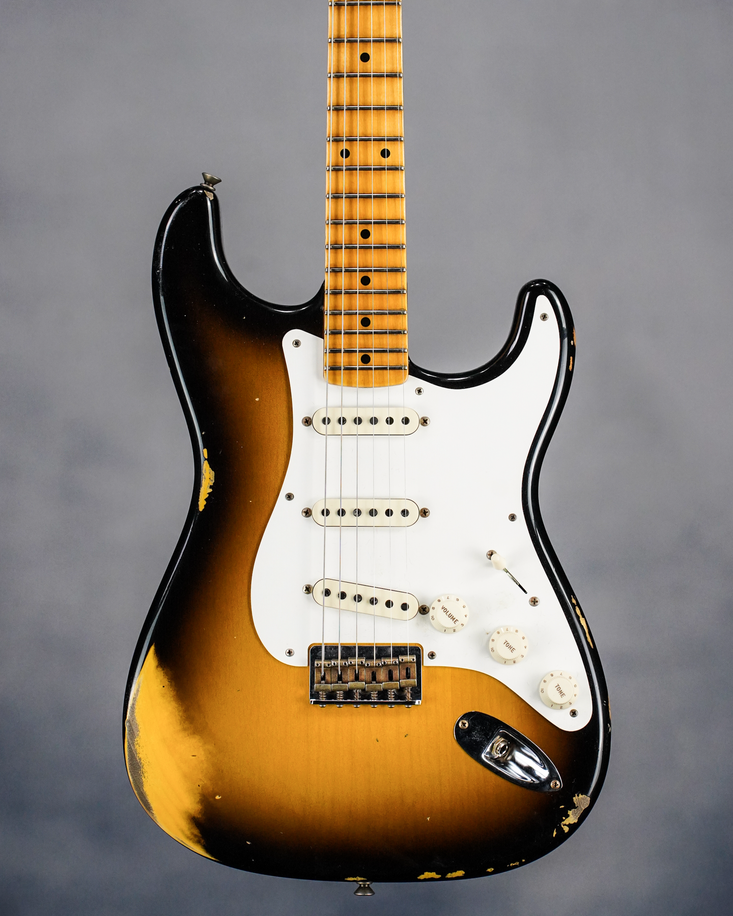 Custom Shop LE Tropo Strat Hard Tail Heavy Relic Super Faded/Aged 2 Color Sunburst