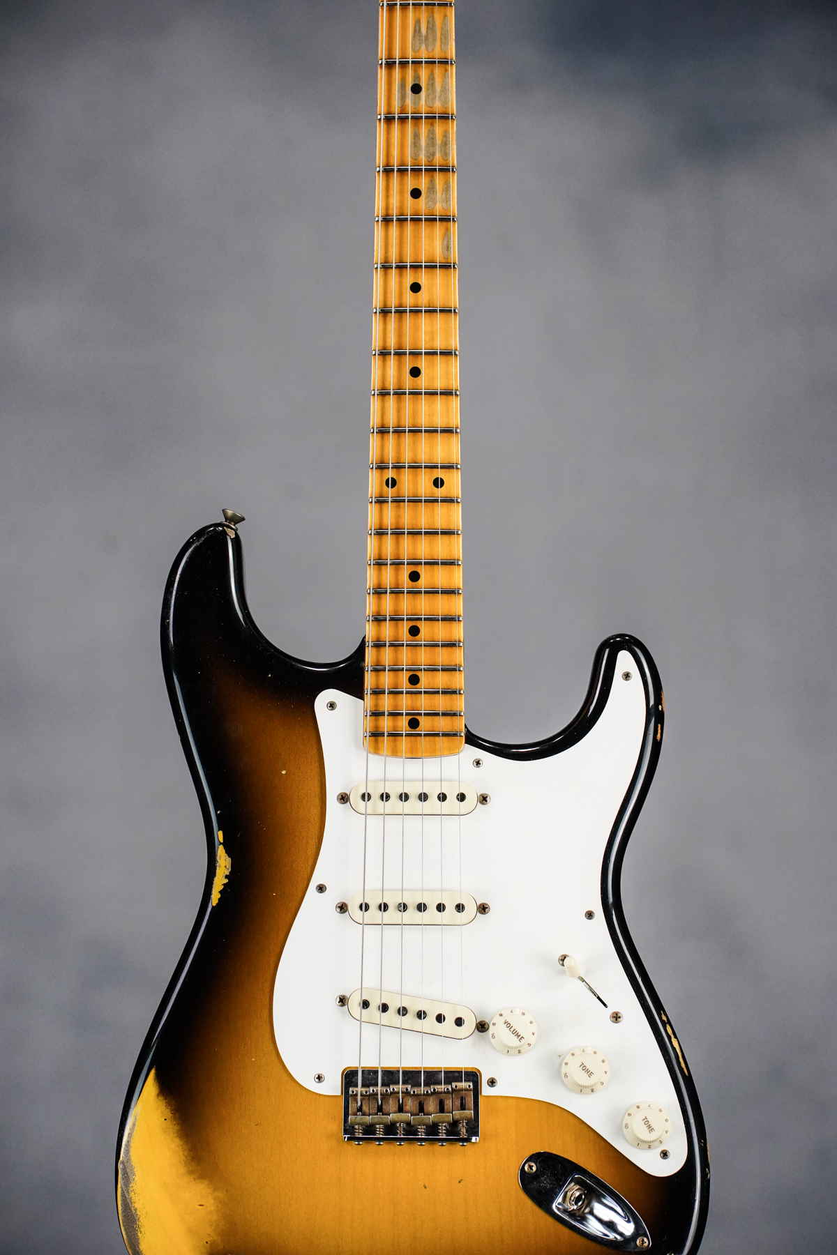 Custom Shop LE Tropo Strat Hard Tail Heavy Relic Super Faded/Aged 2 Color Sunburst