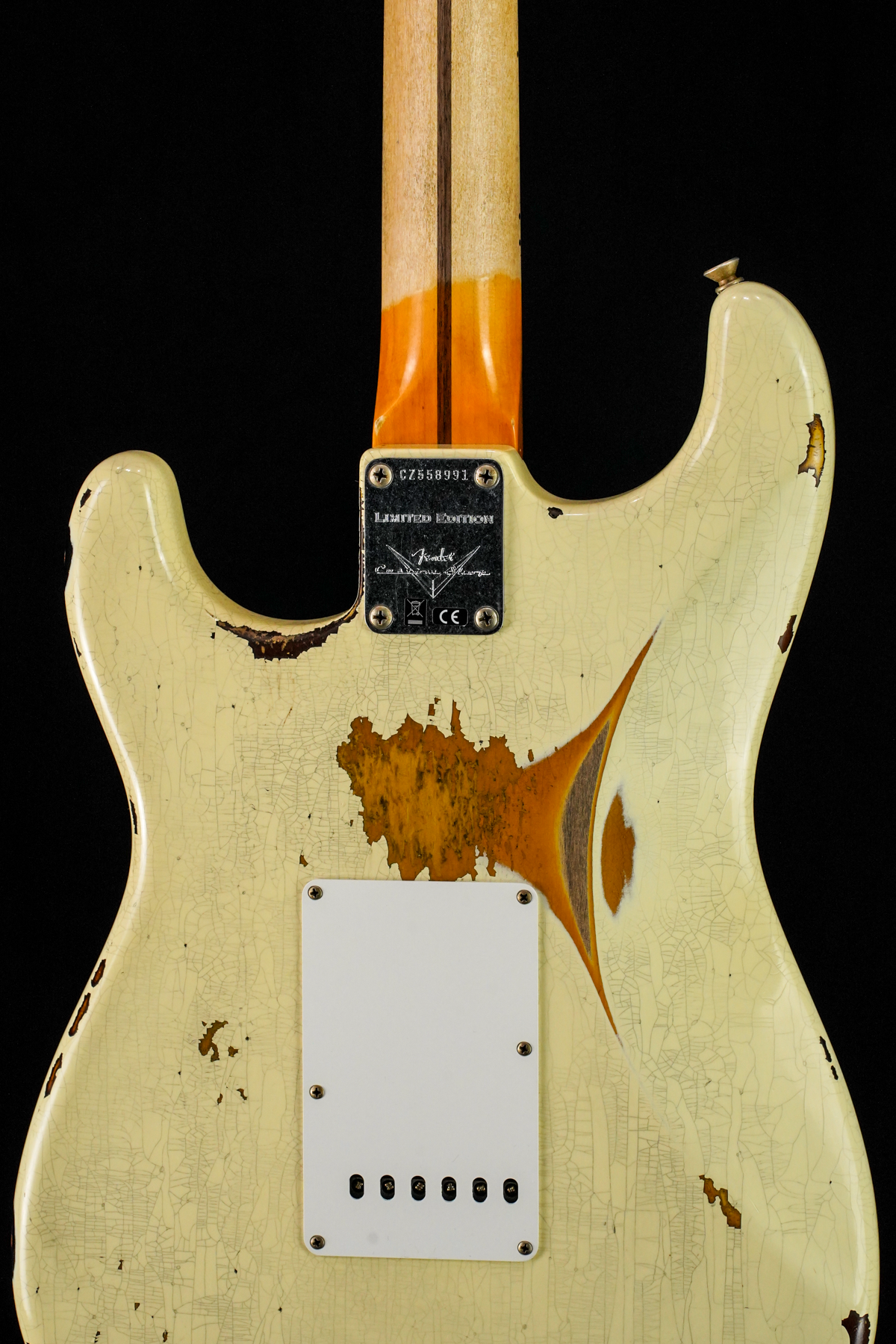 CUSTOM SHOP 1956 STRATOCASTER - HEAVY RELIC VINTAGE WHITE OVER SUNBURST