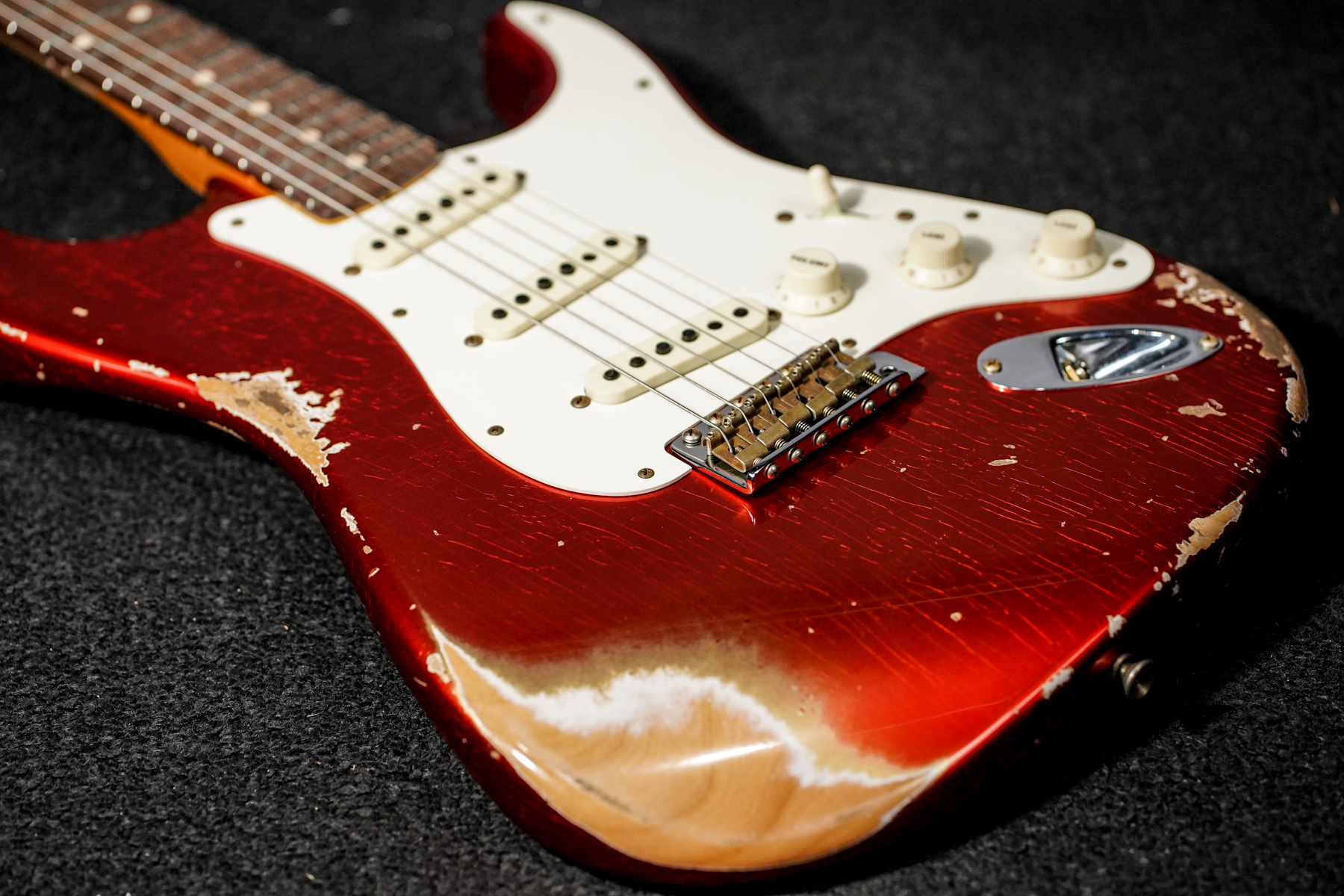 Custom Shop1959 Strat Heavy Relic SUPER FADED/AGED CANDY APPLE RED