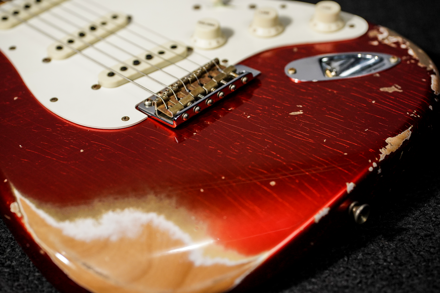 Custom Shop1959 Strat Heavy Relic SUPER FADED/AGED CANDY APPLE RED