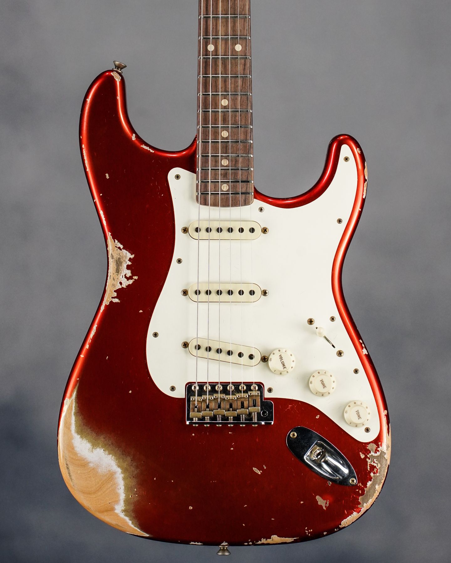 Custom Shop1959 Strat Heavy Relic SUPER FADED/AGED CANDY APPLE RED