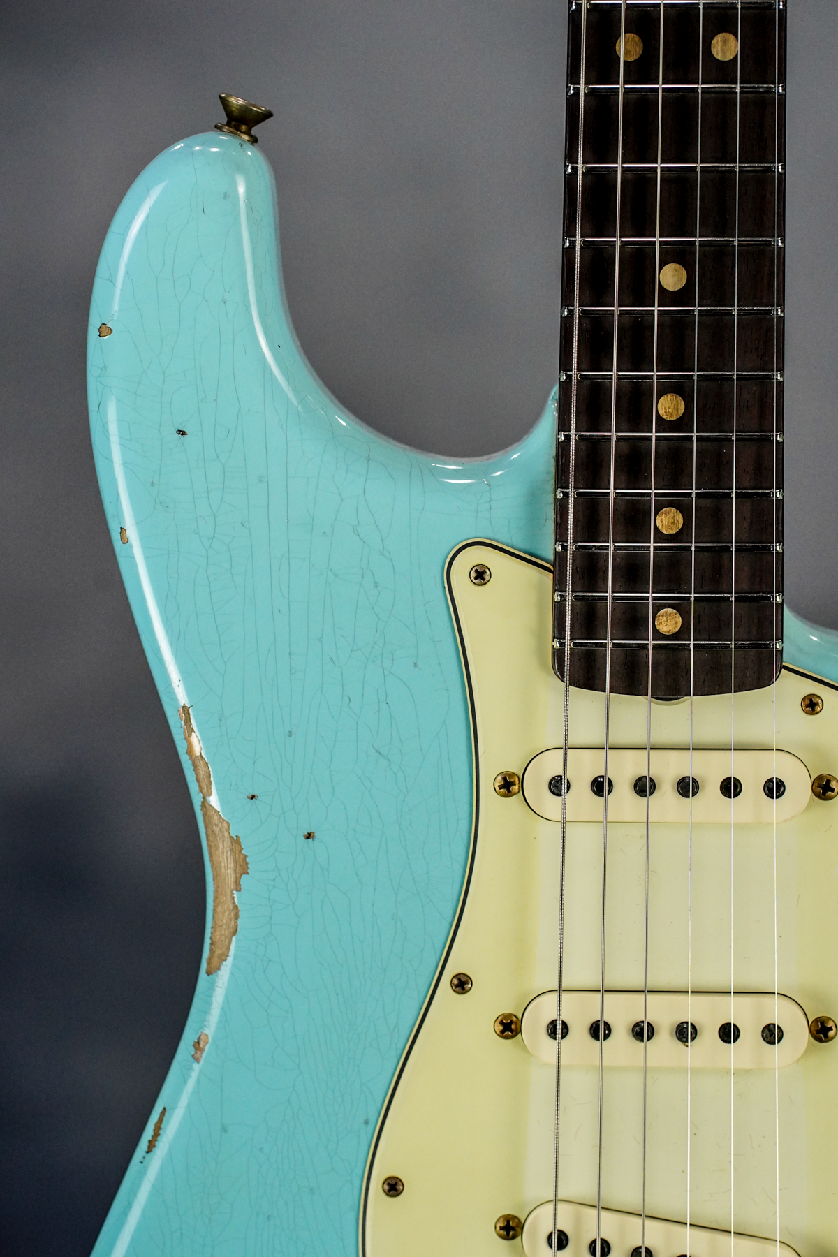 Custom Shop LE 1963 Stratocaster Hvy Relic Faded/aged Daphne Blue