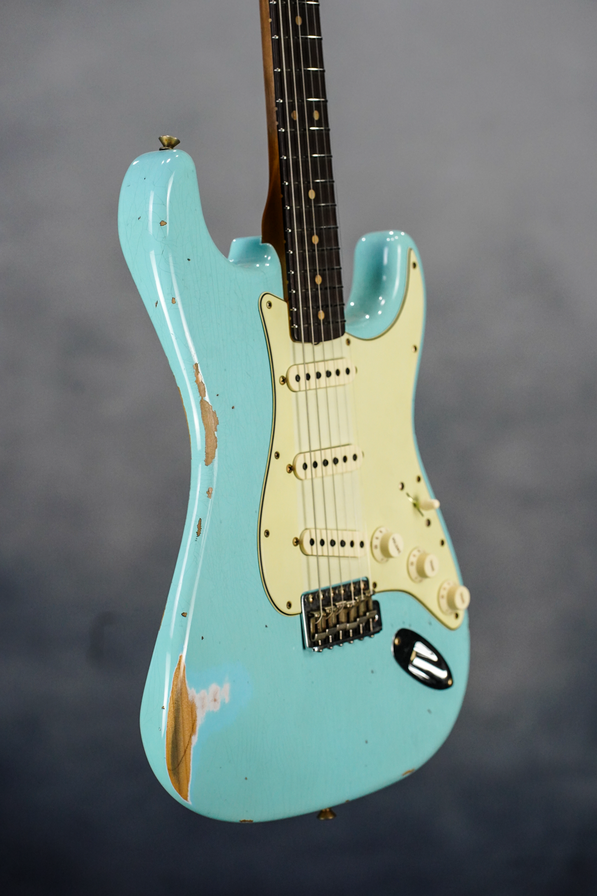 Custom Shop LE 1963 Stratocaster Hvy Relic Faded/aged Daphne Blue