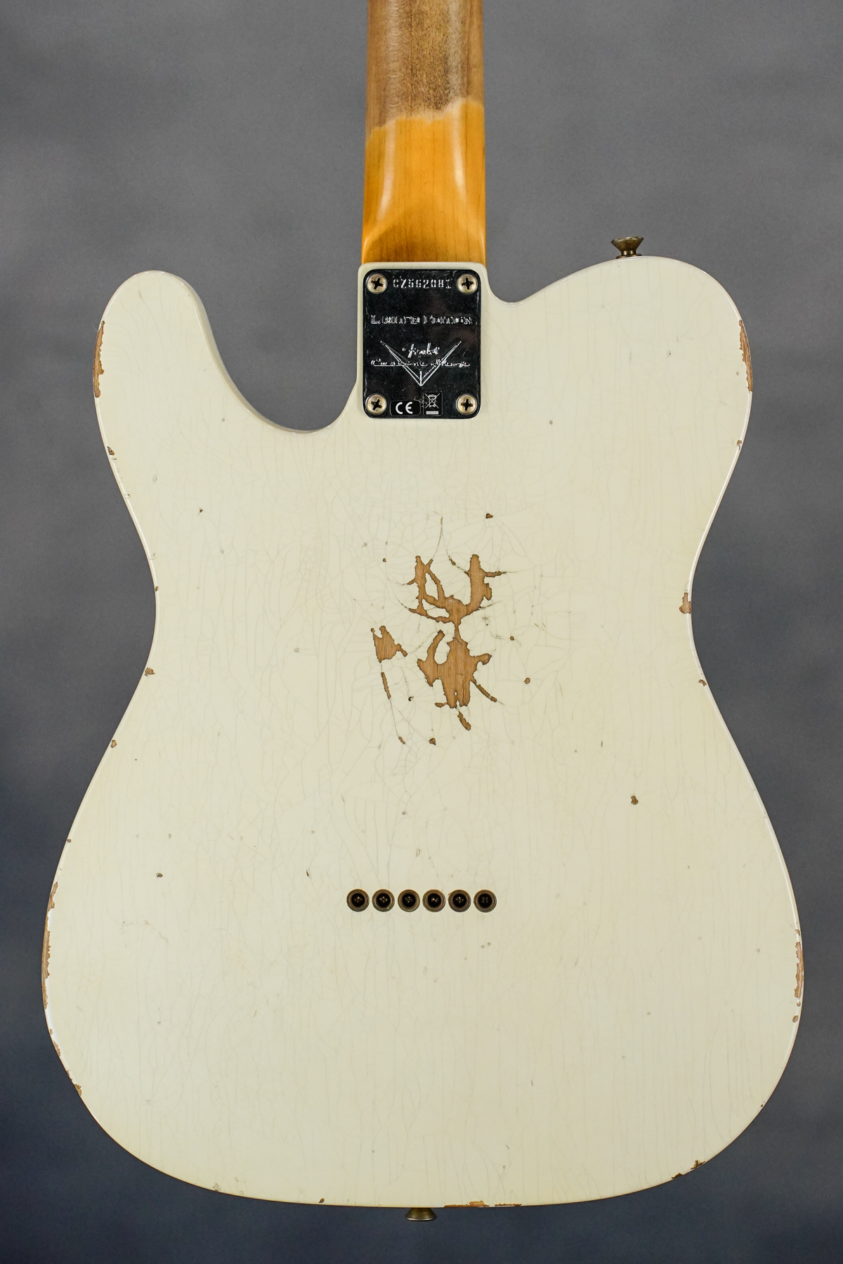 Custom Shop LTD 61 TELE Relic - Aged Olympic White