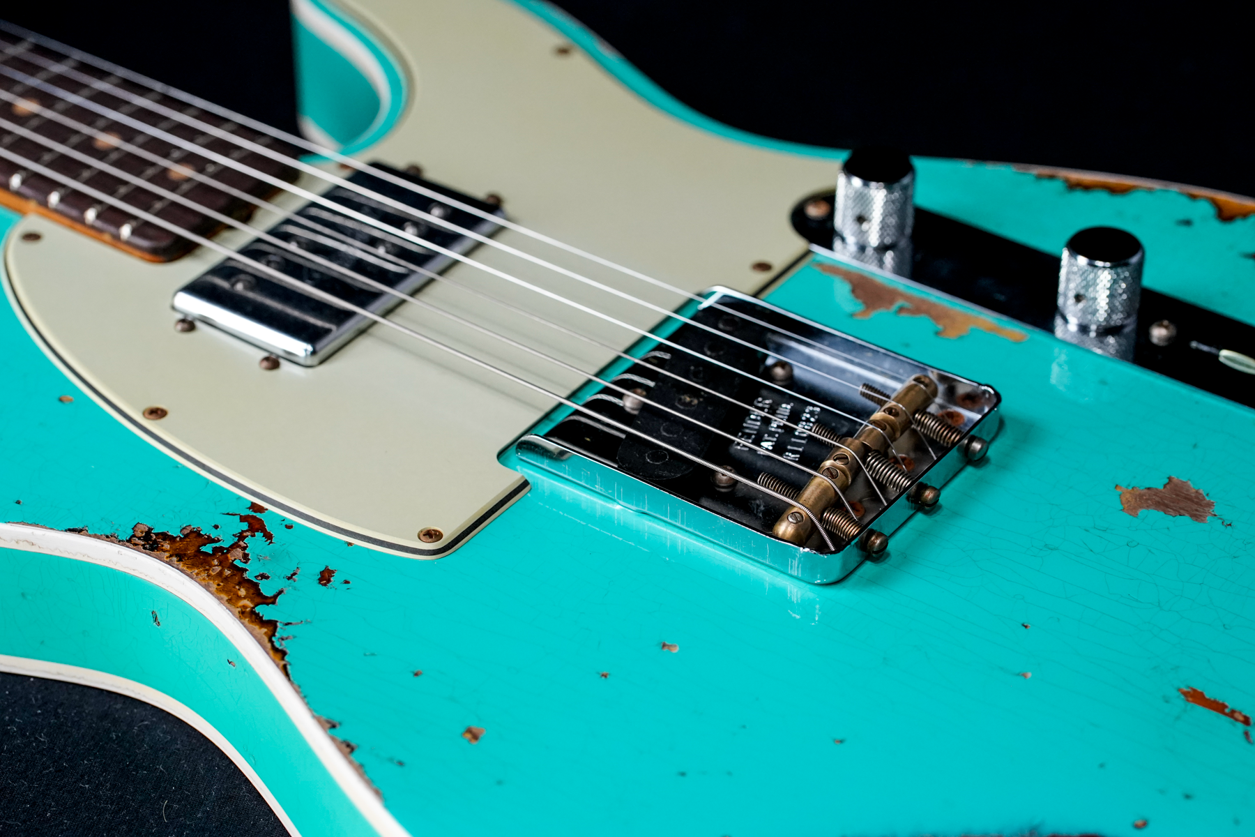 Limited Edition Cunife Telecaster Custom - Heavy Relic - Aged Sea Foam Green