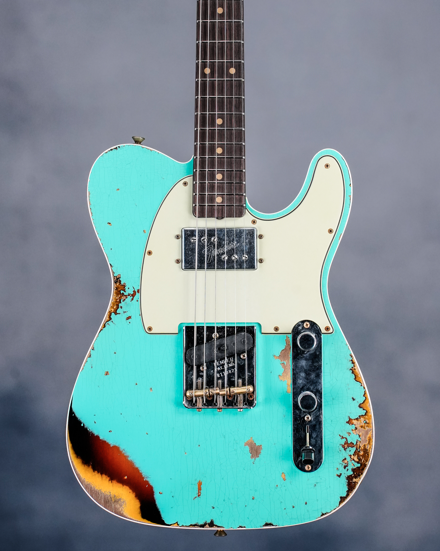 Limited Edition Cunife Telecaster Custom - Heavy Relic - Aged Sea Foam Green