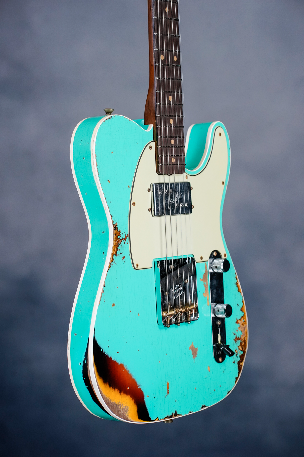 Limited Edition Cunife Telecaster Custom - Heavy Relic - Aged Sea Foam Green