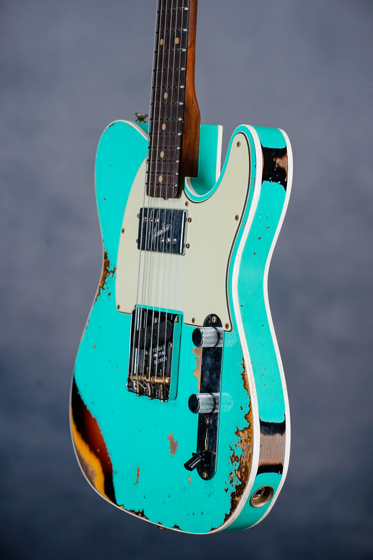 Limited Edition Cunife Telecaster Custom - Heavy Relic - Aged Sea Foam Green