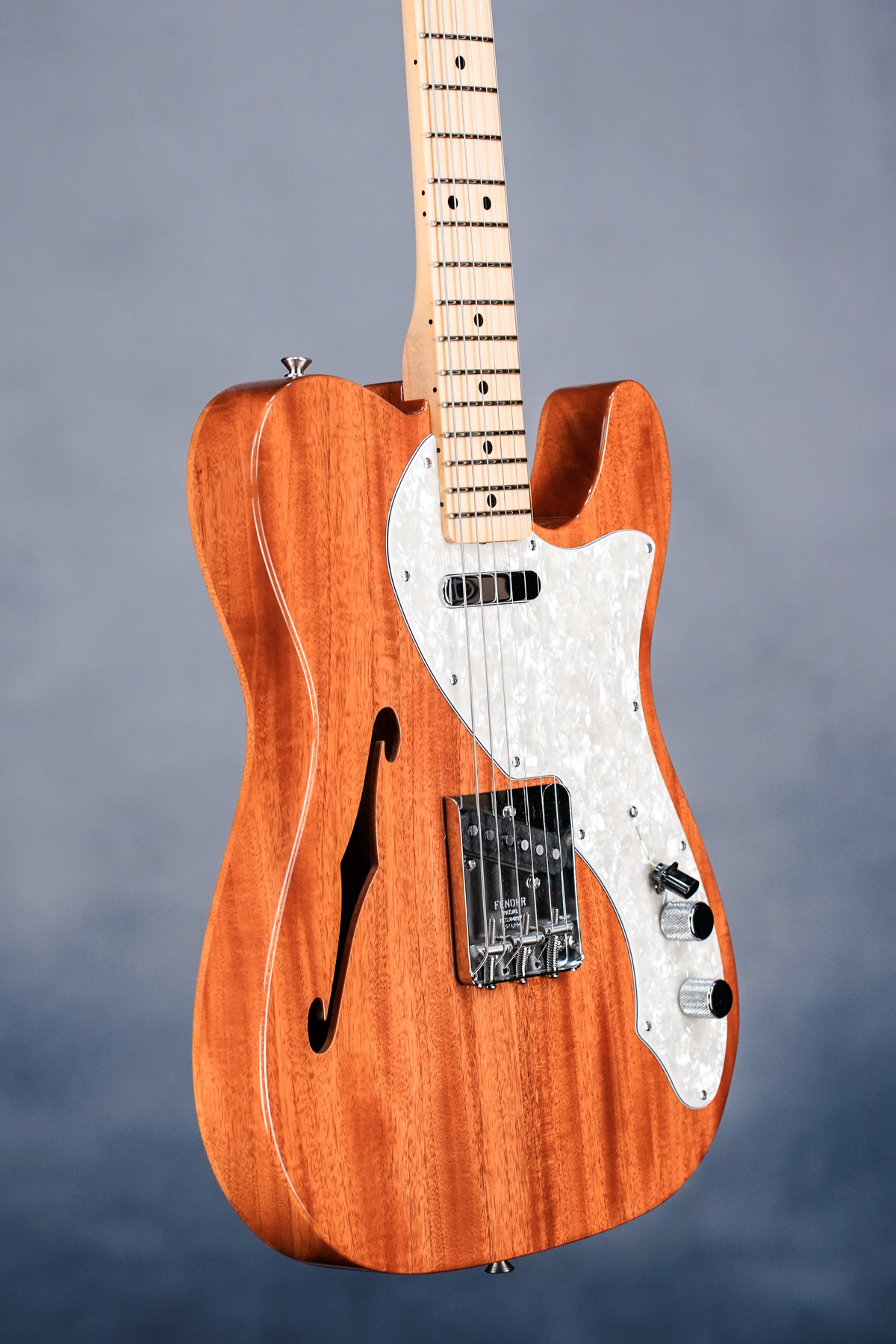 Vintage Custom 1968 Telecaster Thinline, Round-Laminated Maple Fingerboard, Aged Natural