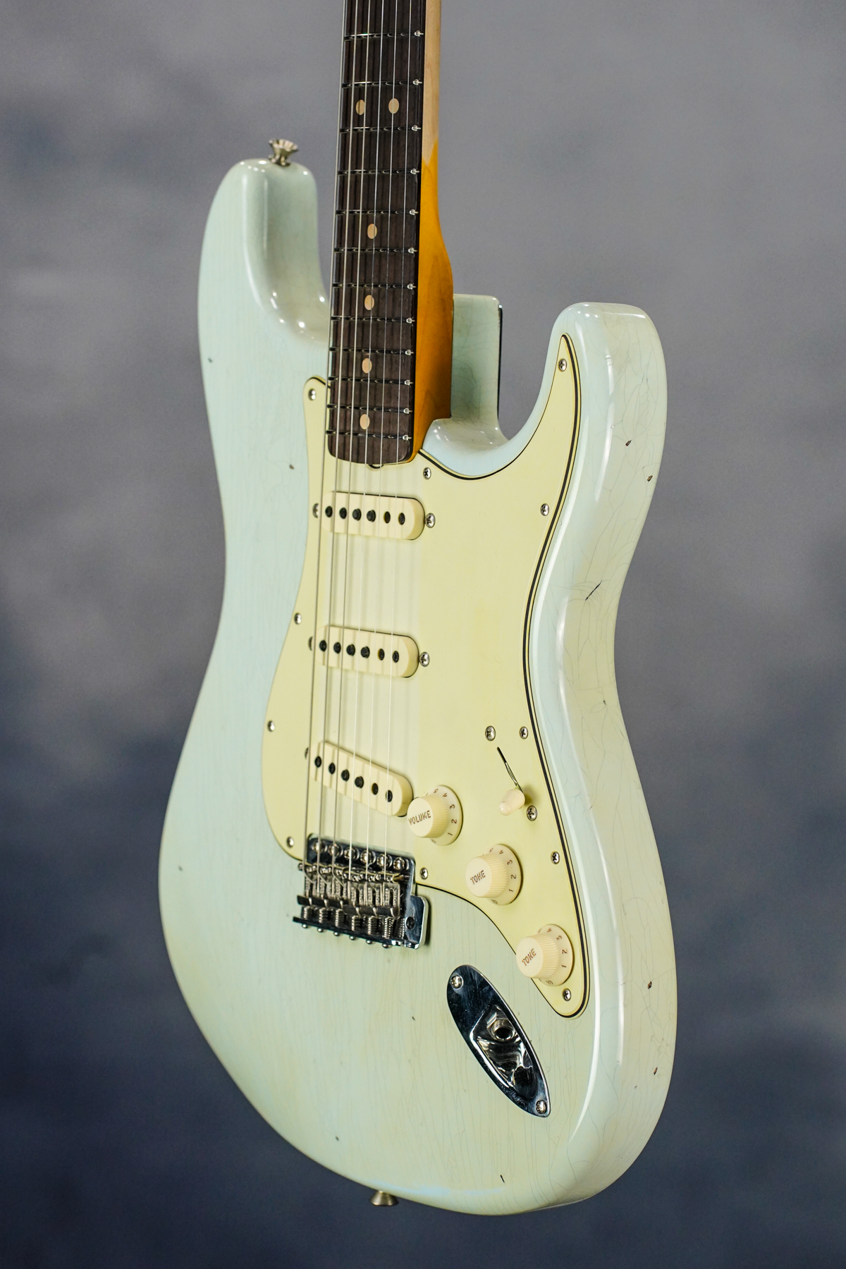 Custom Shop 1963 Strat Relic Super Faded/ Aged Sonic Blue