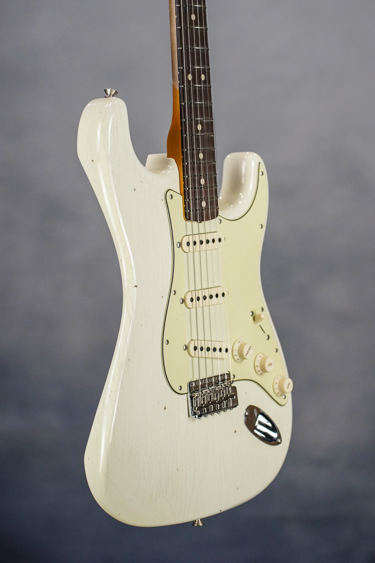 Custom Shop 1963 Strat Relic Aged Olympic White