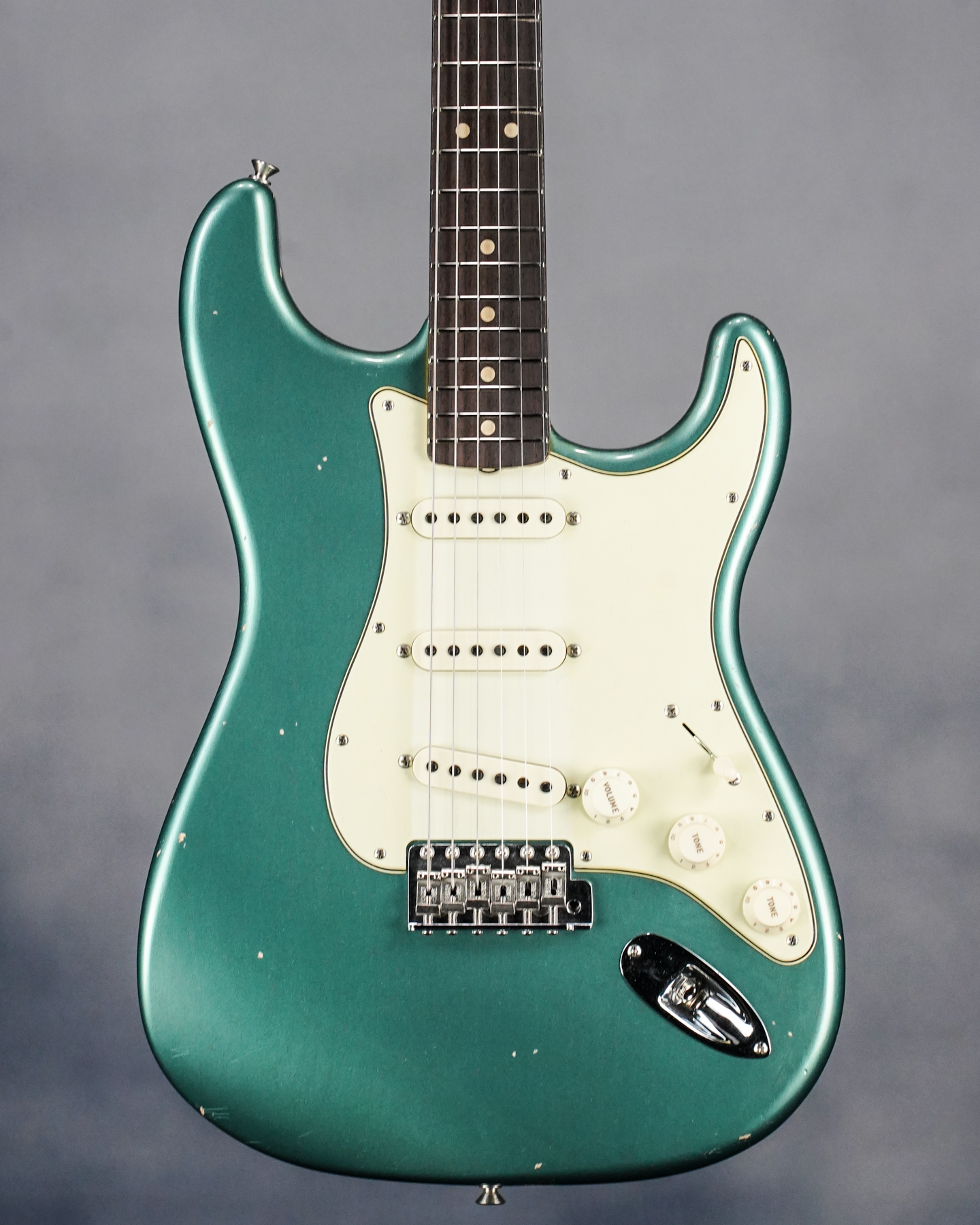 Custom Shop '63 Strat Journeyman Closet Classic Faded Aged Sherwood Green