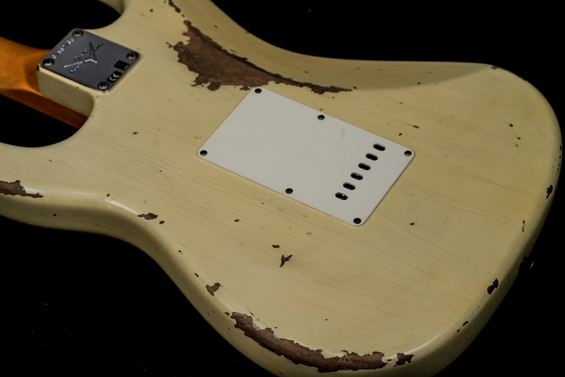 Custom Shop1967 Strat Heavy Relic Aged Vintage White