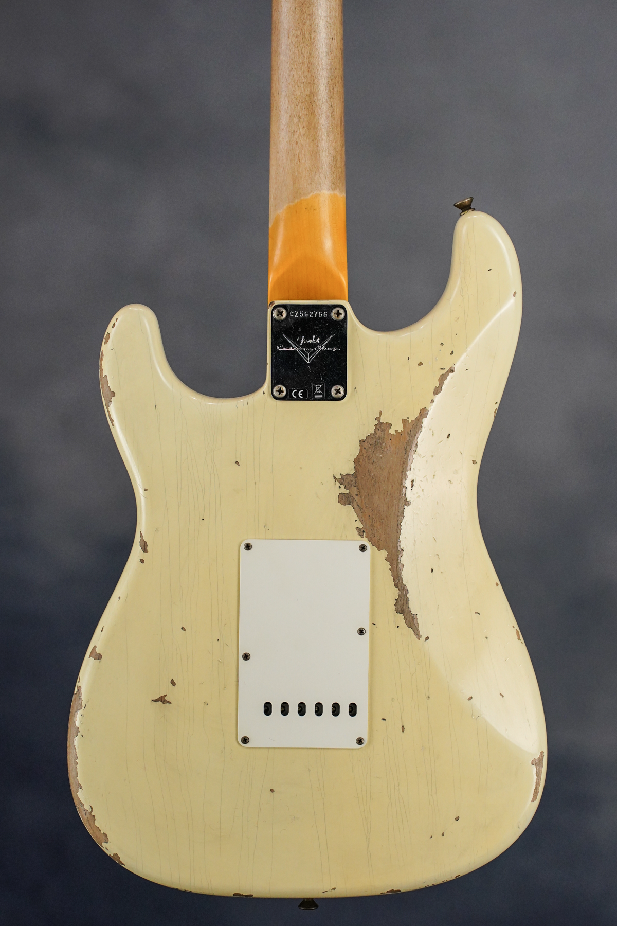 Custom Shop1967 Strat Heavy Relic Aged Vintage White