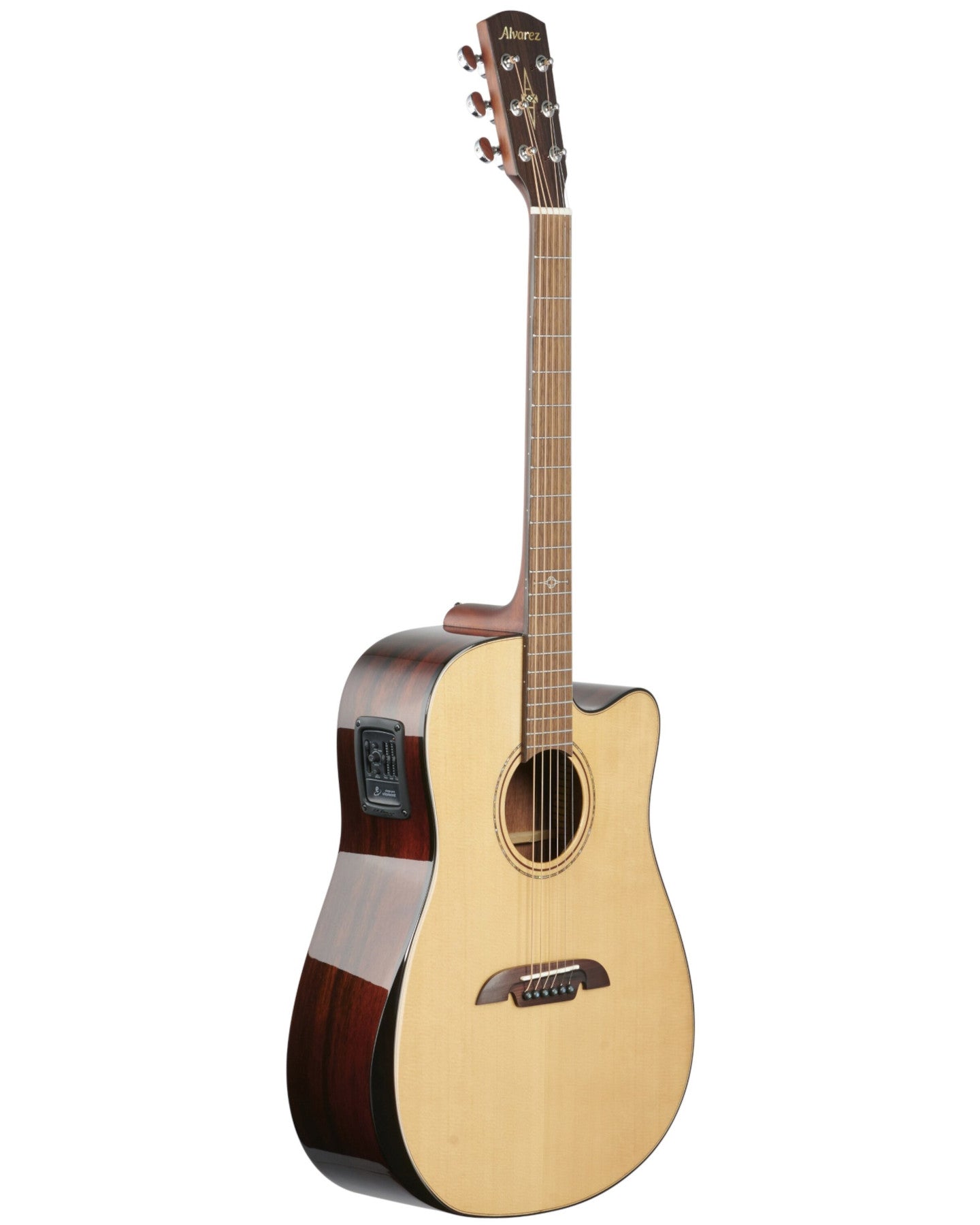 Artist Elite Dreadnought Acoustc Electric w/Bevel Armrest, Cutaway, EQ & Tuner