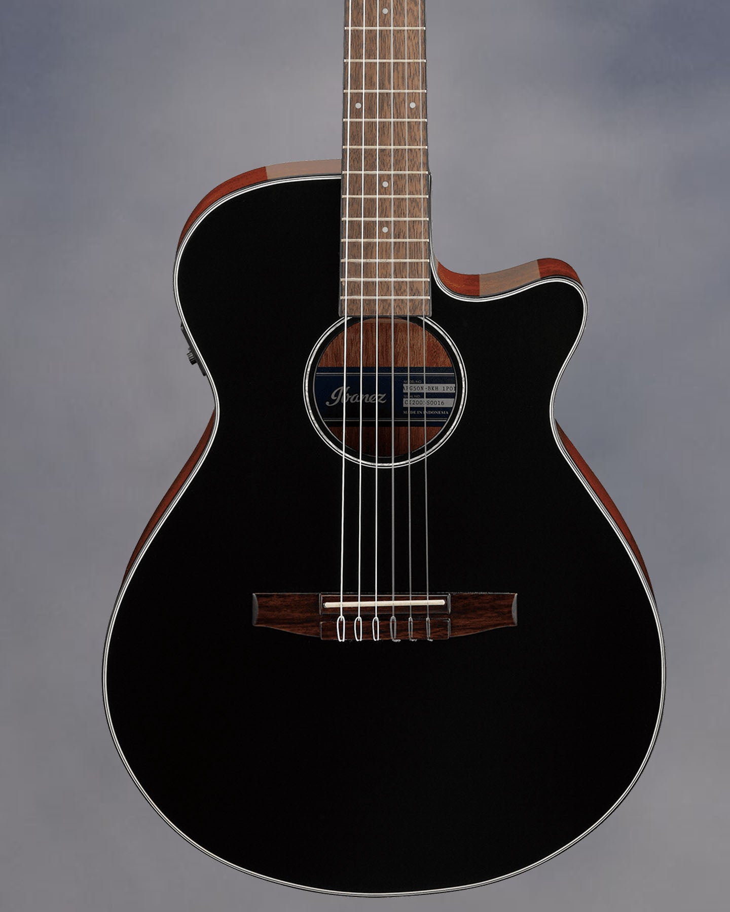 AEG50NBKH  Black High-Gloss Acoustic Electric