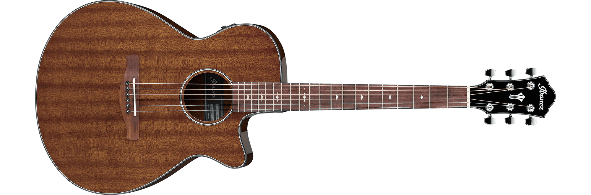 AEG62NMH Cutaway Acoustic Guitar, Natural Mahogany