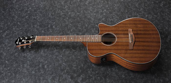 AEG62NMH Cutaway Acoustic Guitar, Natural Mahogany