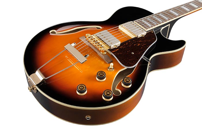 AG75GBS Artcore Hollowbody Electric Guitar, Brown Sunburst