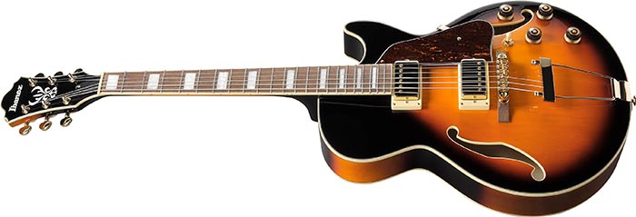 AG75GBS Artcore Hollowbody Electric Guitar, Brown Sunburst