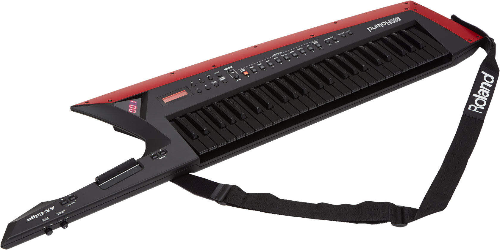 Roland AX-Edge 49-Key Keytar Synthesizer, Black