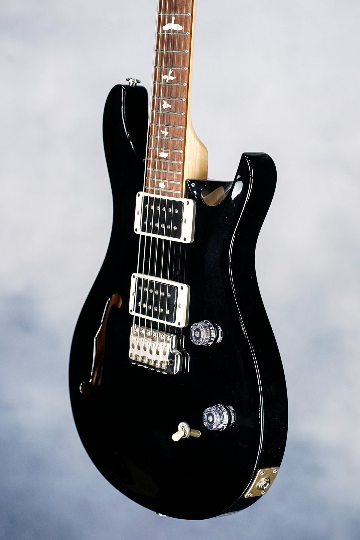 CE-24 Semi-Hollow, Custom Color, All Black Wrap