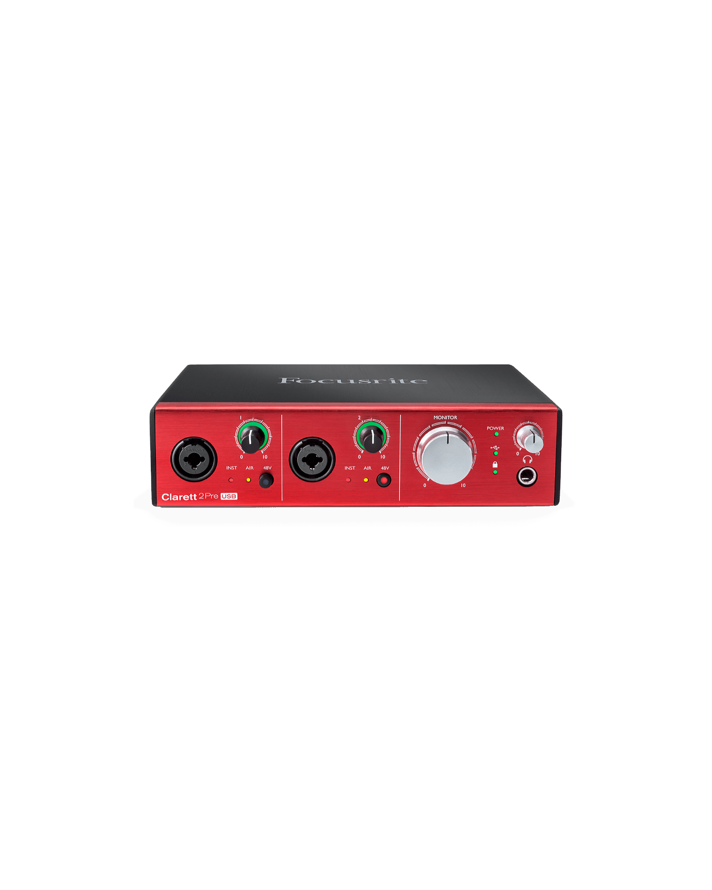 Clarett 2Pre USB Audio Interface with 2 Clarett Mic Preamps