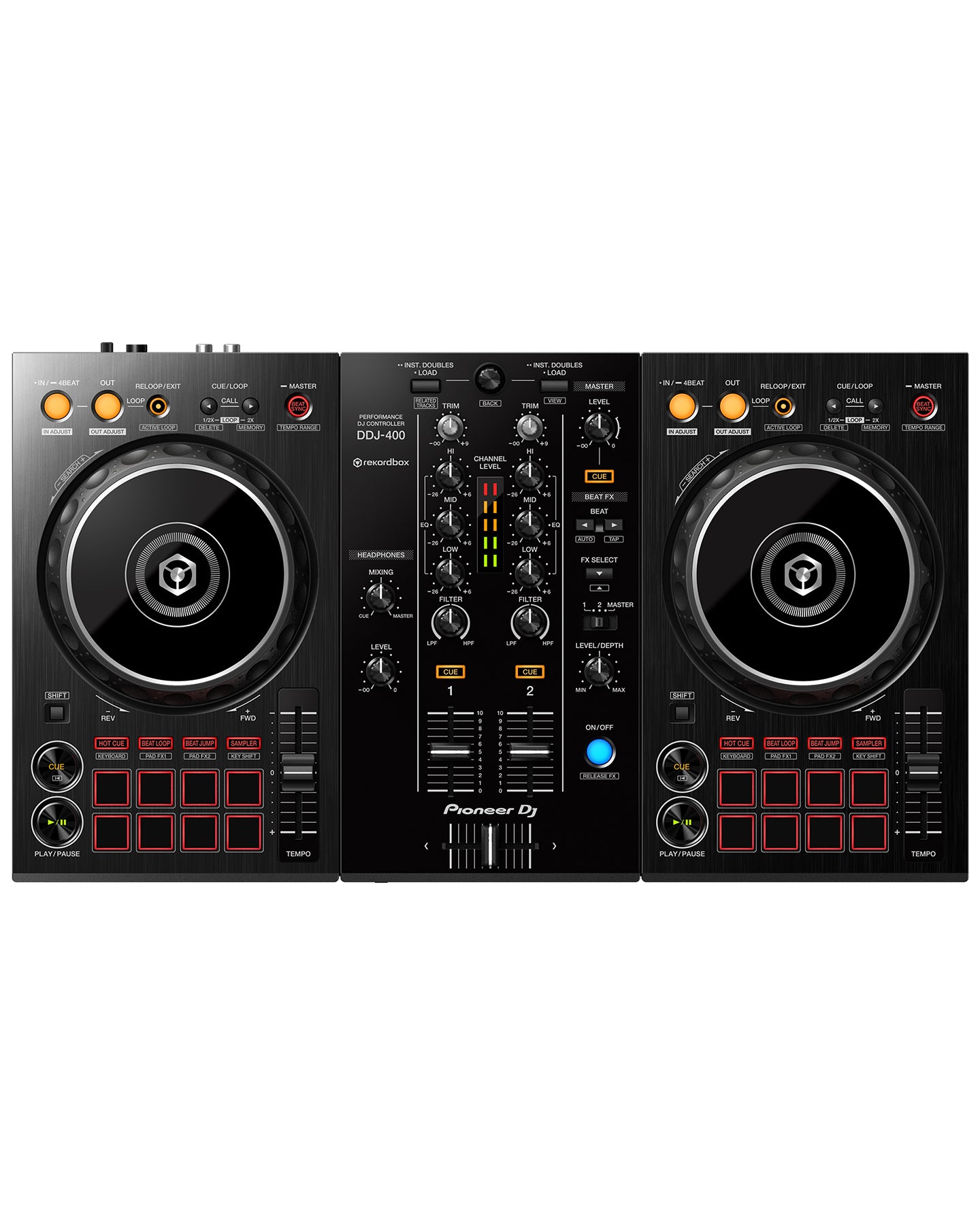 DDJ-400 Compact Rekordbox 2 Channel DJ Controller