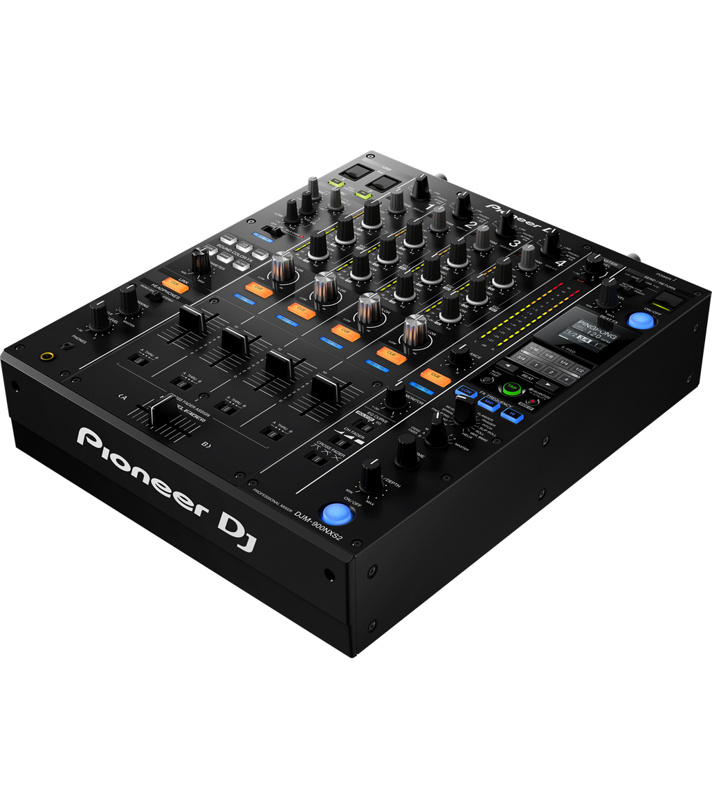 UXJCB Professional DJ Mixer - 4 Channel