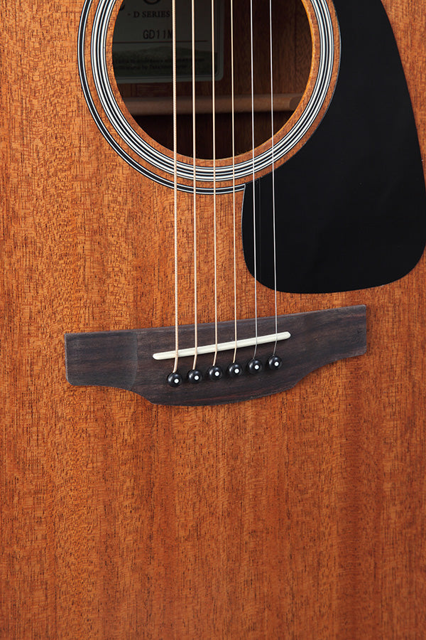 GD11MCENS Dreadnought with cutaway, mahogany top, mahogany back and sides, natural satin finish, pis