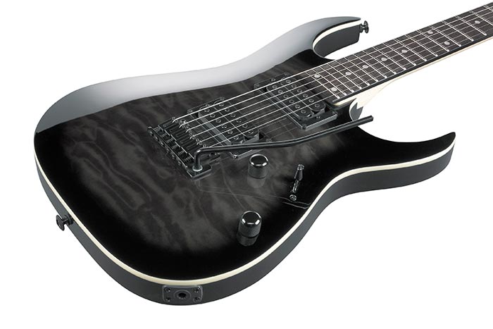 GIO RGA 6str Electric Guitar - Transparent Black Sunburst