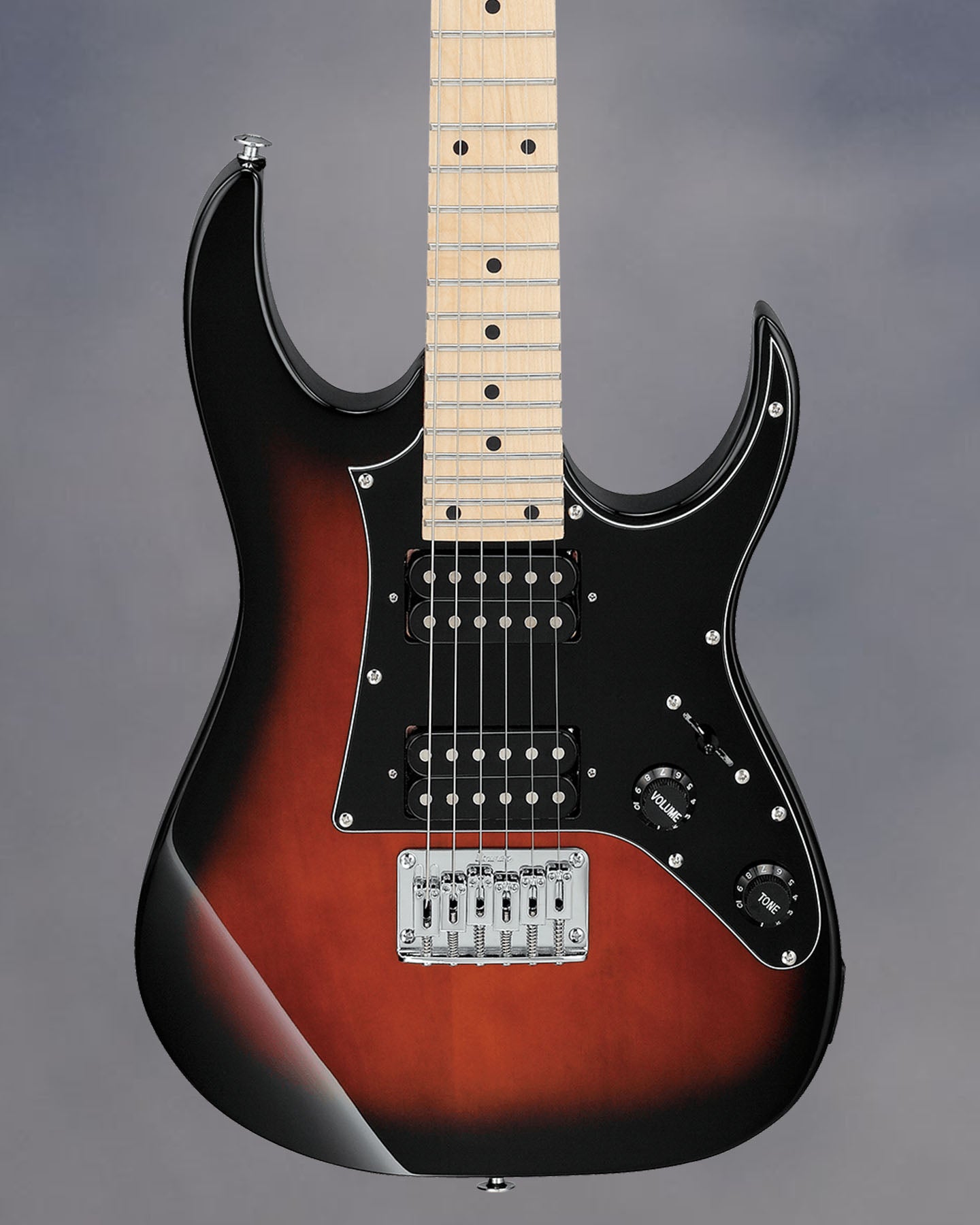 GIO RG miKro 6str Electric Guitar - Walnut Sunburst