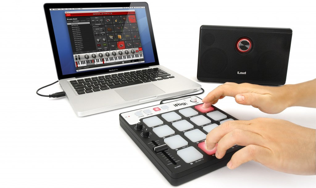 IK Multimedia iRig PADS Portable MIDI Pad Controller