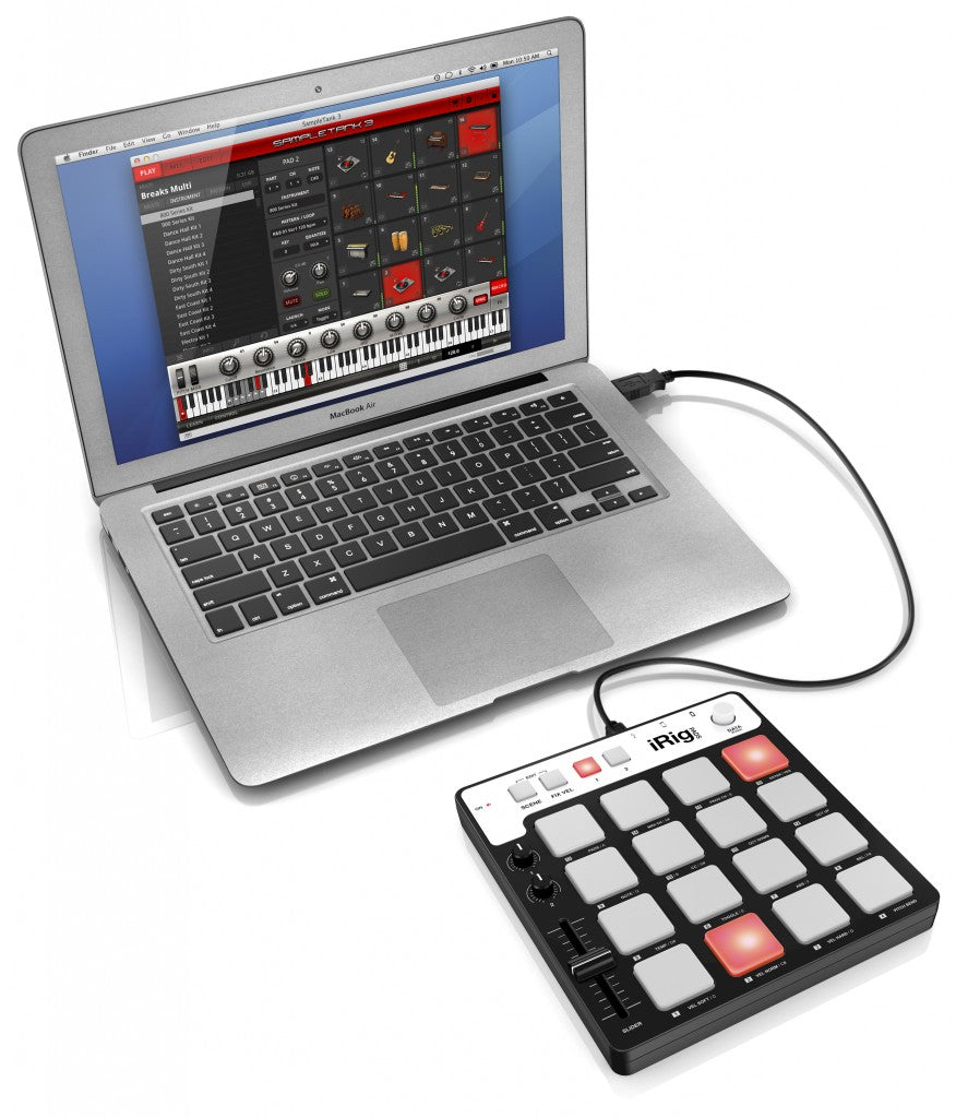 IK Multimedia iRig PADS Portable MIDI Pad Controller