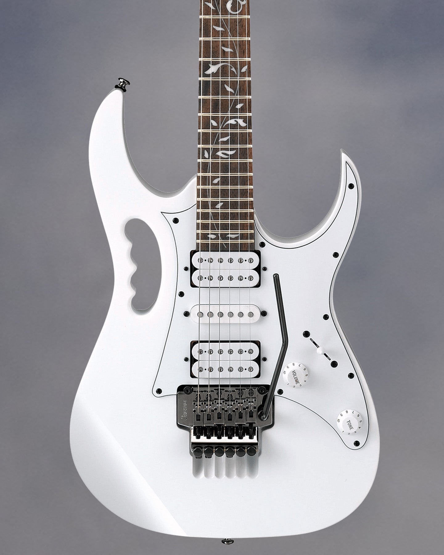 JEMJR Steve Vai Signature Series Electric Guitar (White)