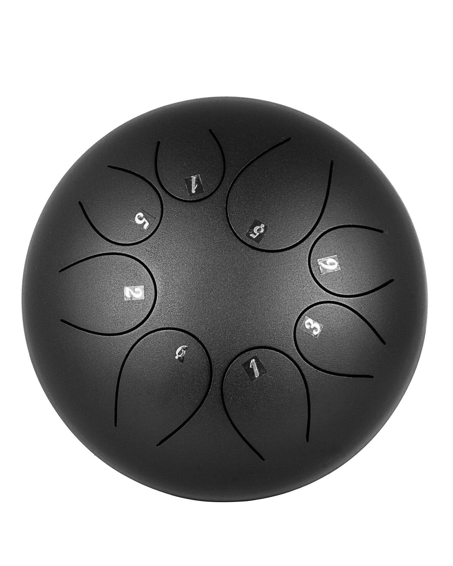 AMAHI 6" STEEL TONGUE DRUM, BLACK