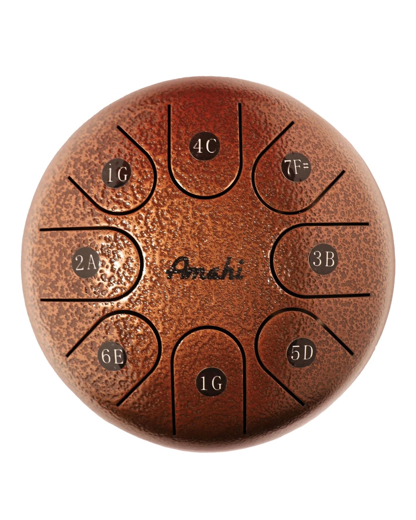 AMAHI 6" STEEL TONGUE DRUM, BRONZE