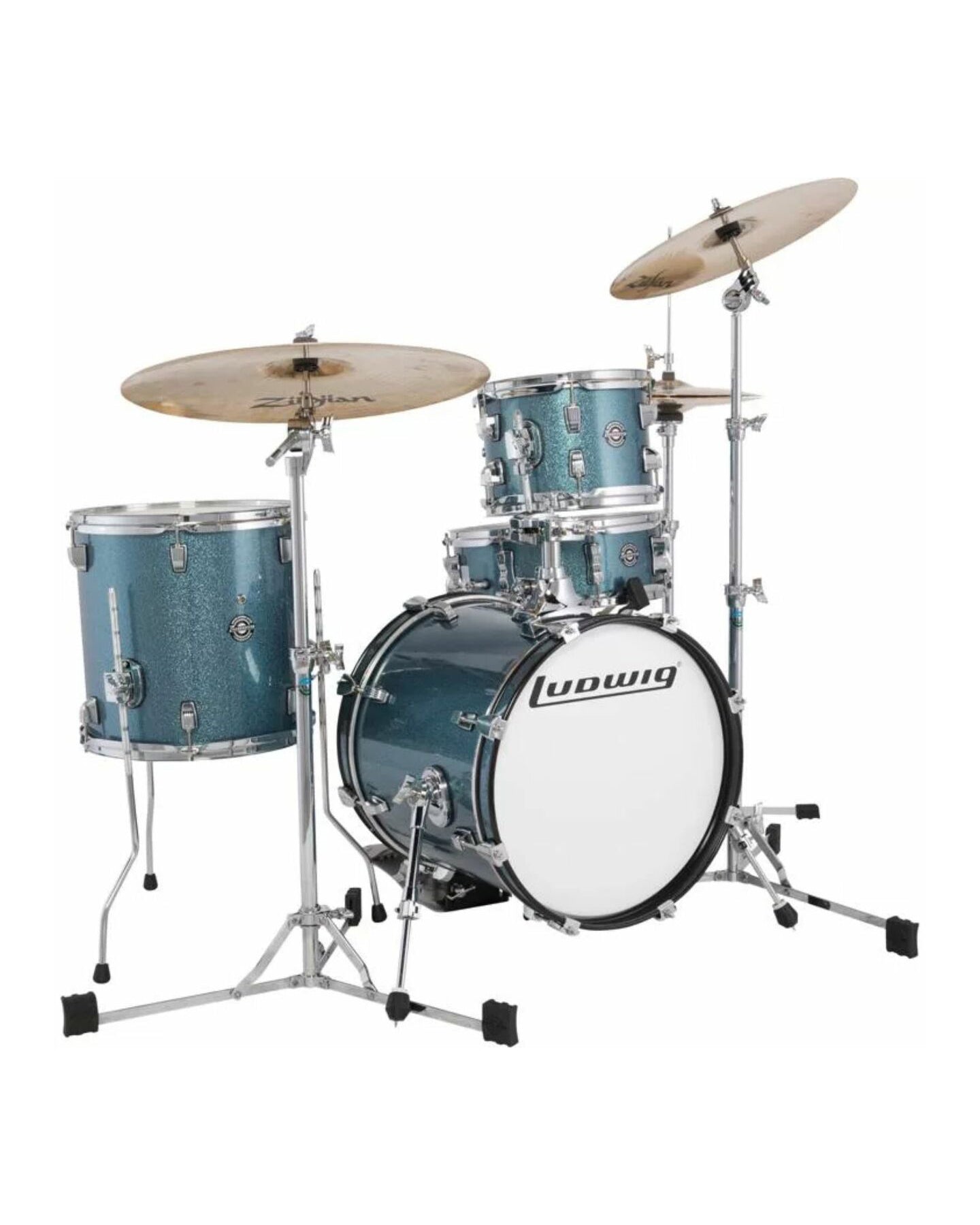 Breakbeats Questlove 4pc Shell Packs, Azure Spkl.