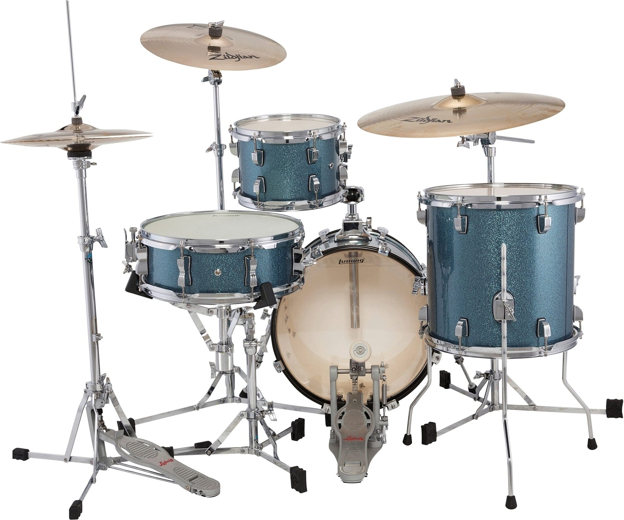 Breakbeats Questlove 4pc Shell Packs, Azure Spkl.