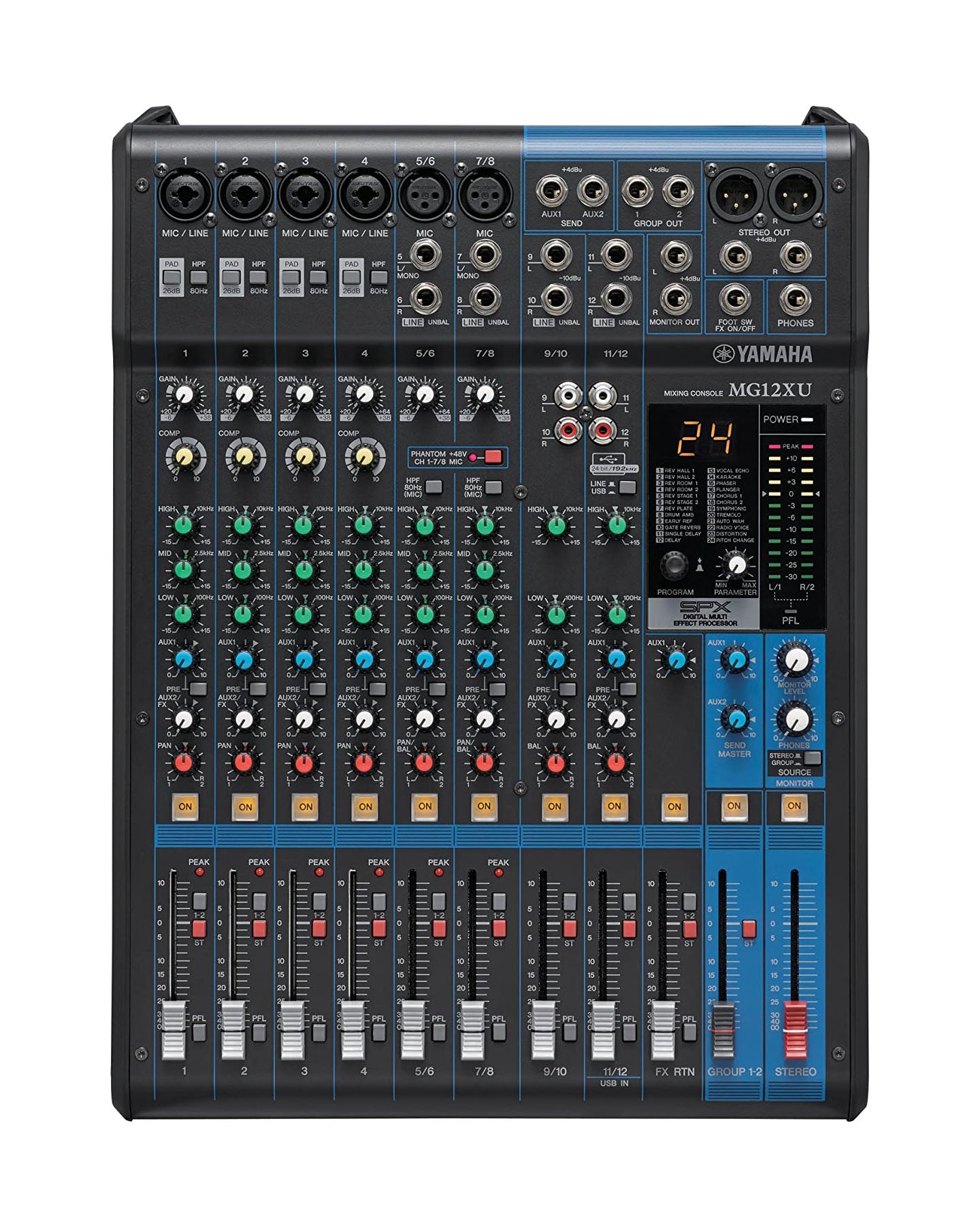 MG12XU 12-Channel Mixer with Effects