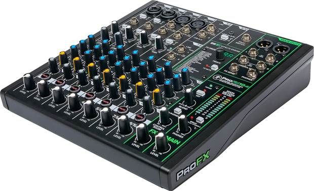 10 Channel Professional Effects Mixer with USB